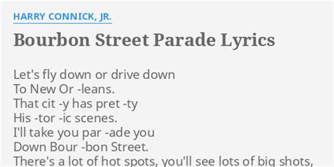 bourbon street parade lyrics|More.